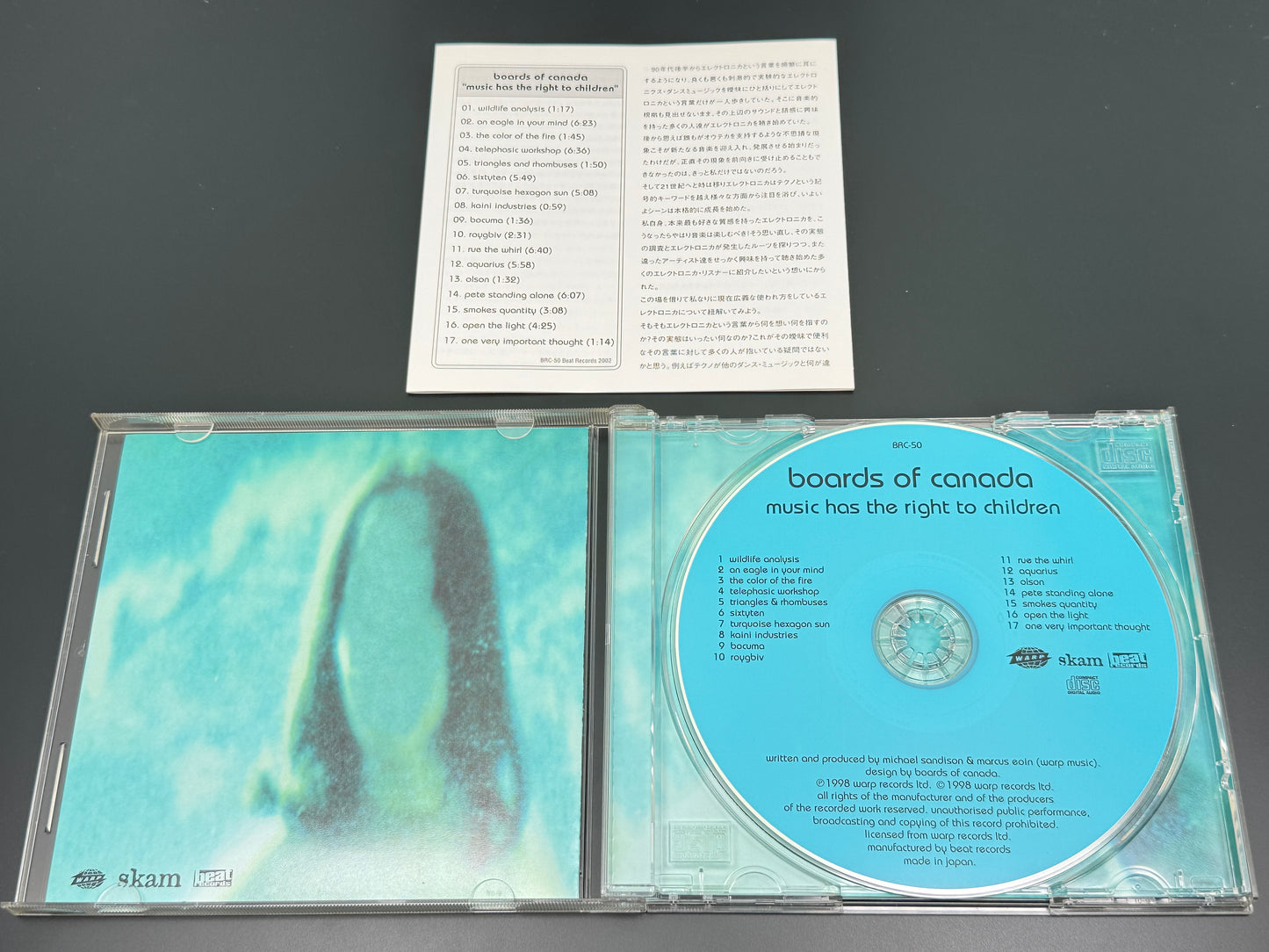 Boards Of Canada Music Has The Right To Children Japan Import CD BRC- 50
