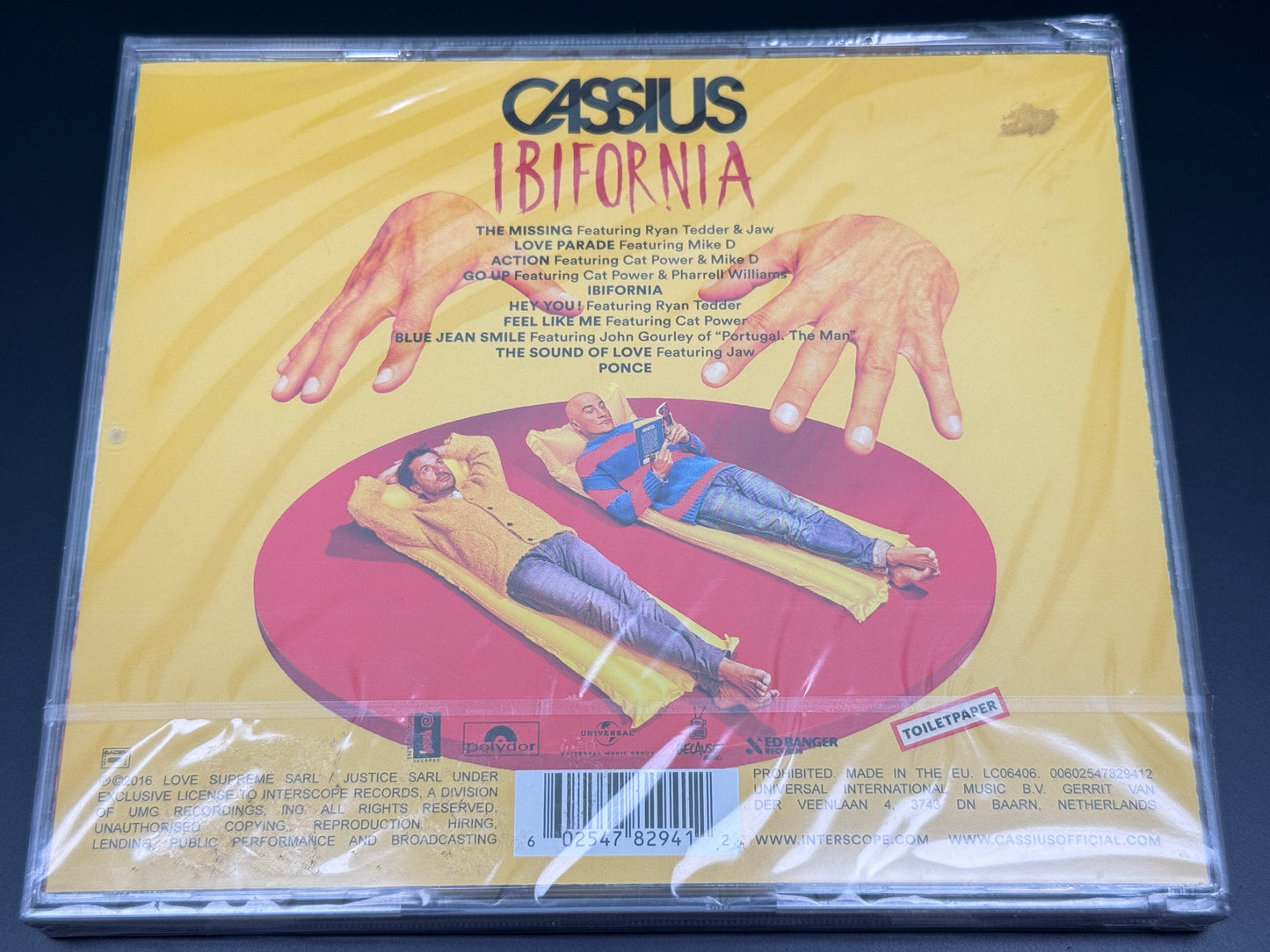 Cassius Ibifornia Pharrell Williams,Cat Power,Ryan Tedder,Mike D Ed Banger
