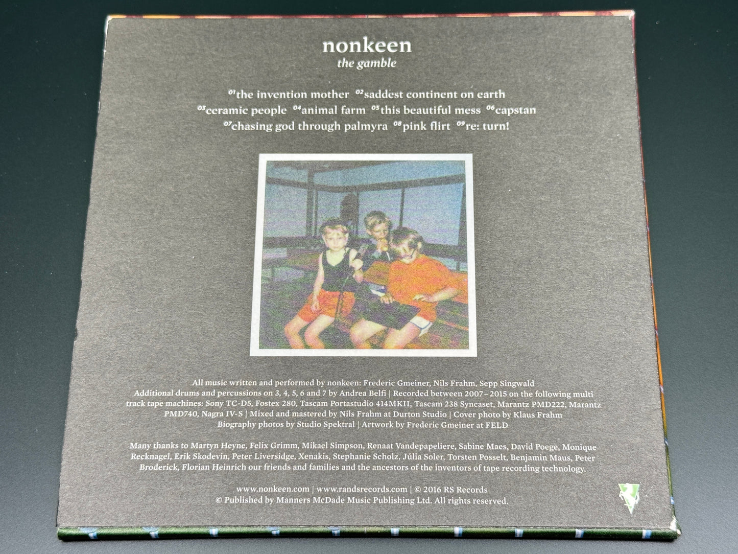 Nonkeen The Gamble Japan Import CD Nils Frahm BRRS1601