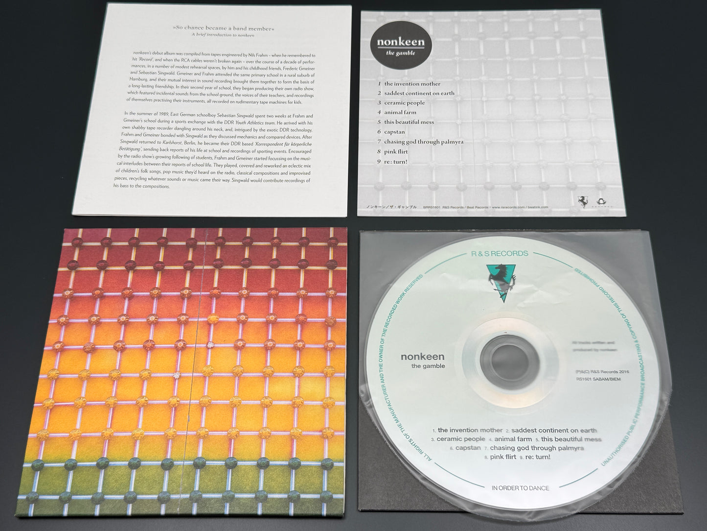Nonkeen The Gamble Japan Import CD Nils Frahm BRRS1601