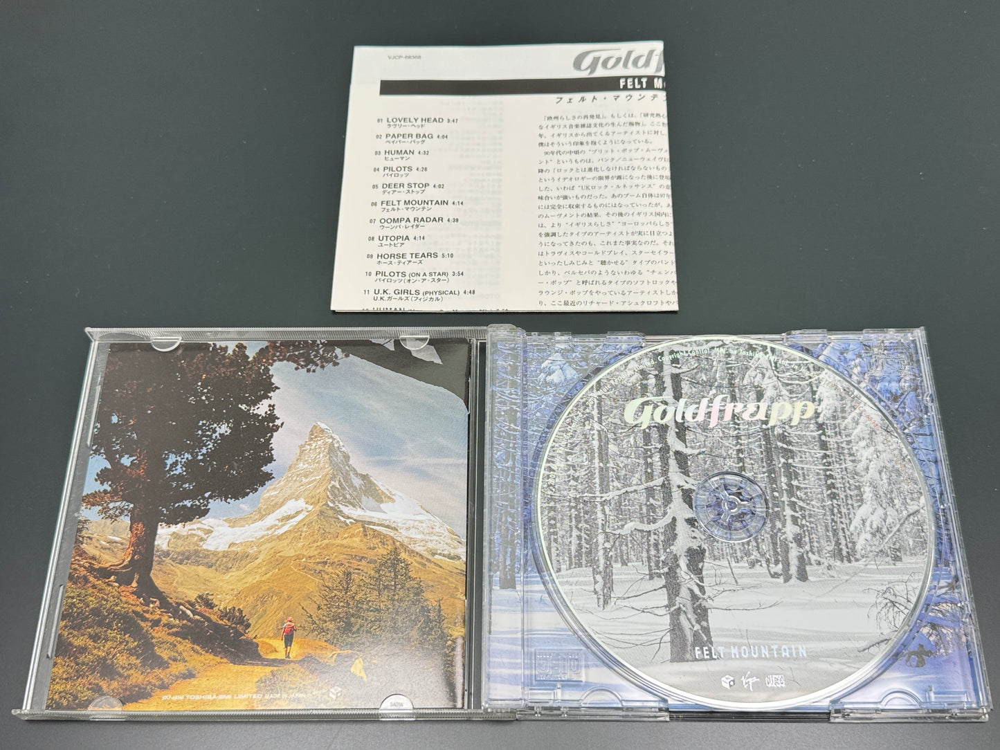 Goldfrapp Felt Mountain Japan Import CD Bonus Tracks VJCP-68368