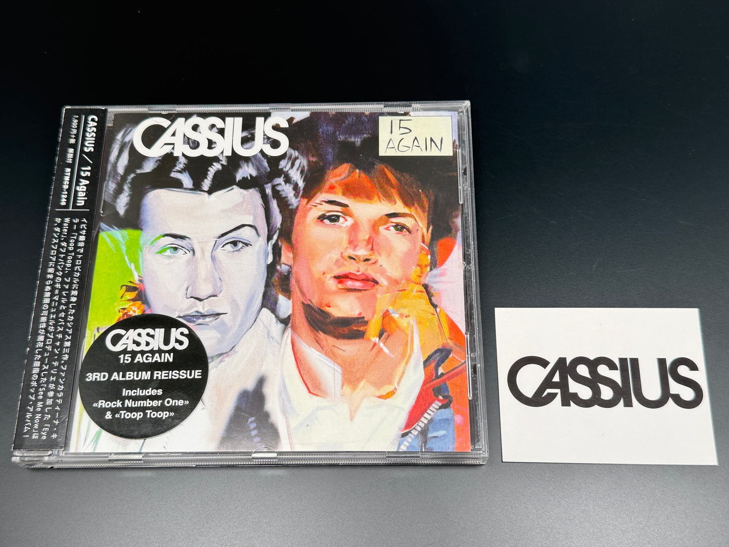 Cassius 15 Again Japan Import CD Pharrell Williams Guy-Manuel with Sticker