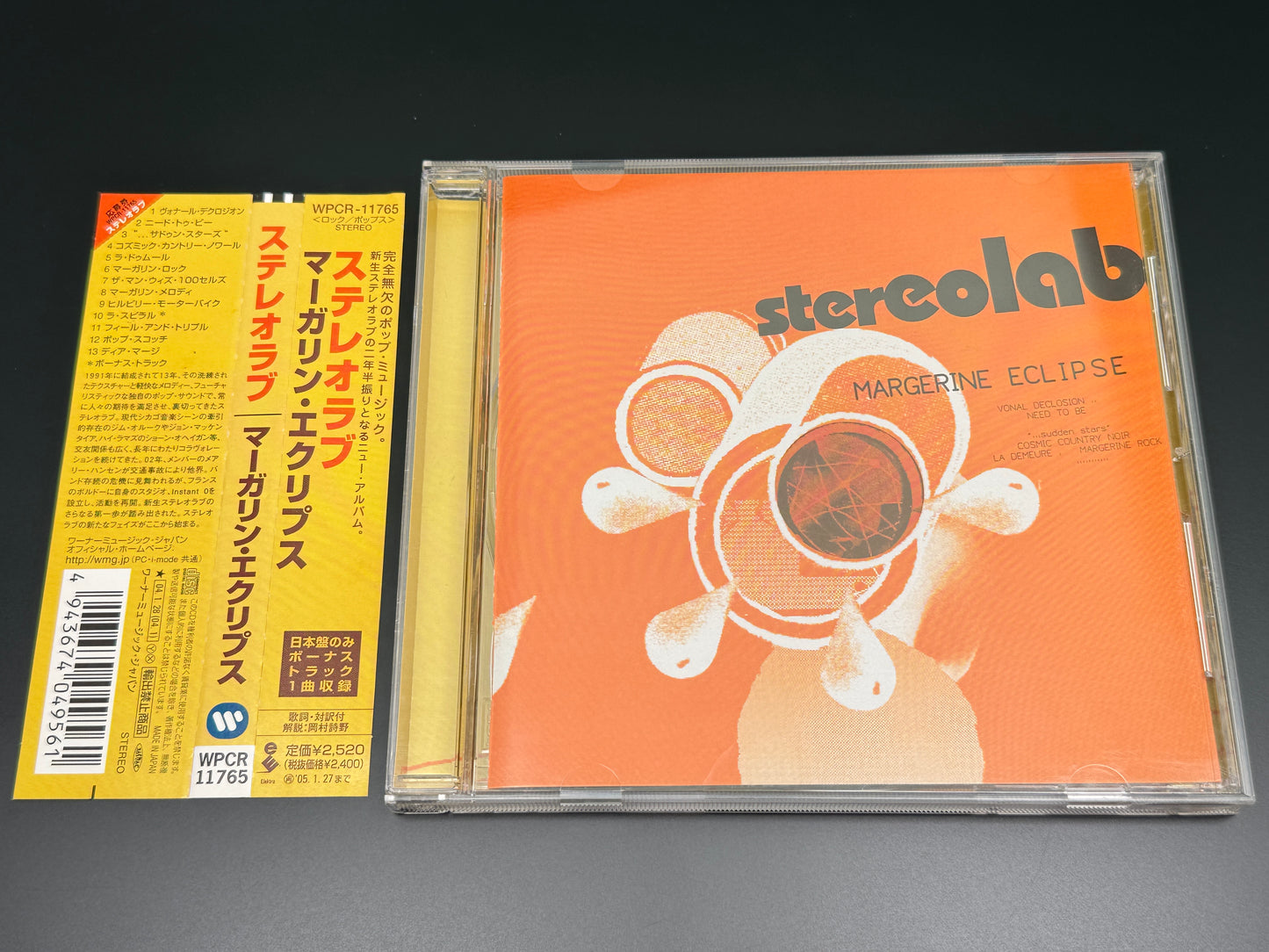 Stereolab Margerine Eclipse Japan Import CD Bonus Track+1 WPCR-11765