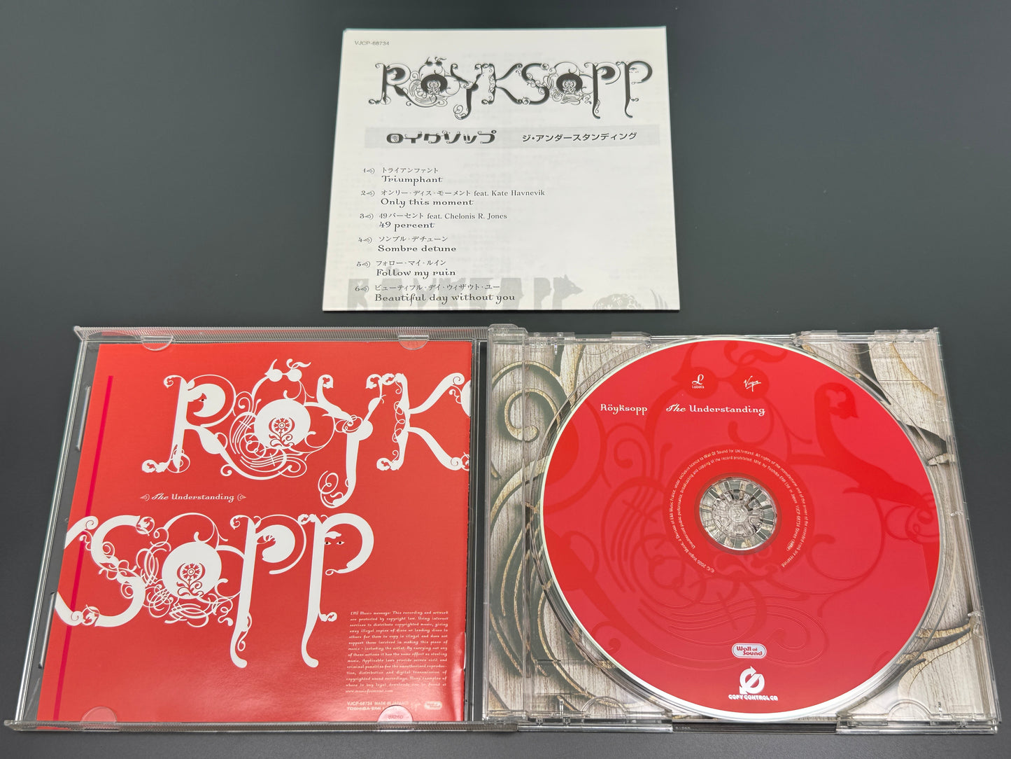 Royksopp The Understanding Japan Import CD w/1 Bonus Trk VJCP-68734