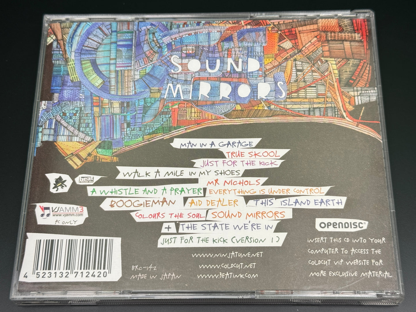 Coldcut Sound Mirrors Japan Import CD w/2 Bonus Trks Ninja Tune BRC-142