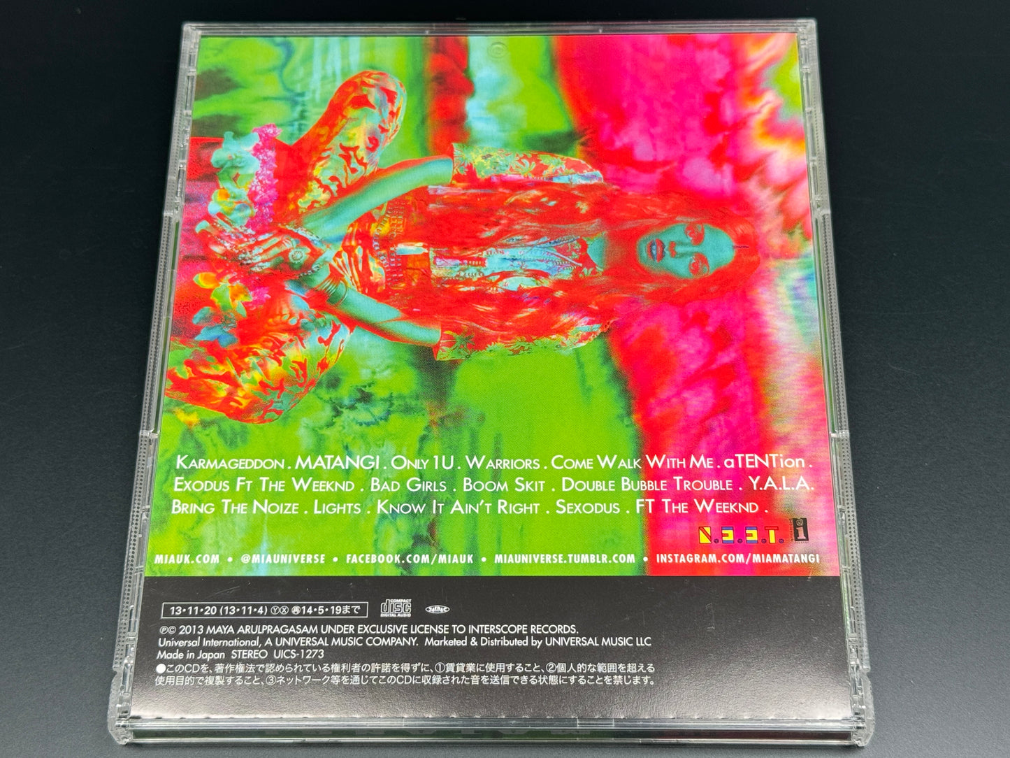 M.I.A. Matangi Japan Import The Weeknd UICS-1273