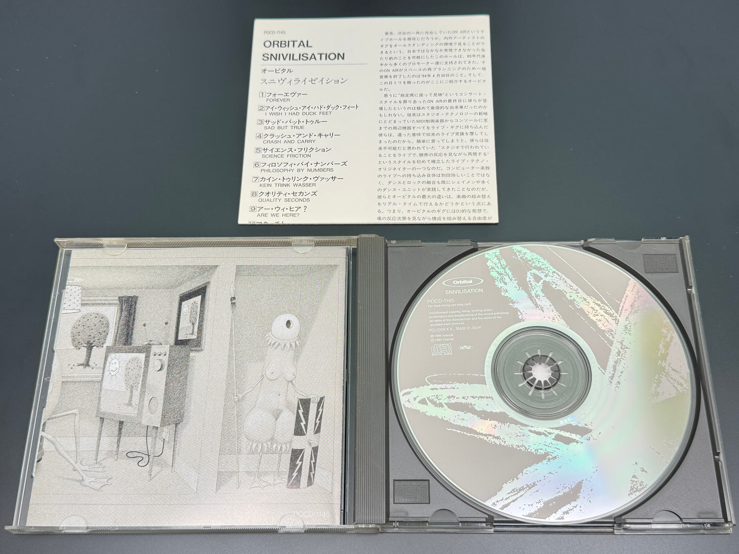 Orbital Snivilisation Japan Import CD POCD-1145