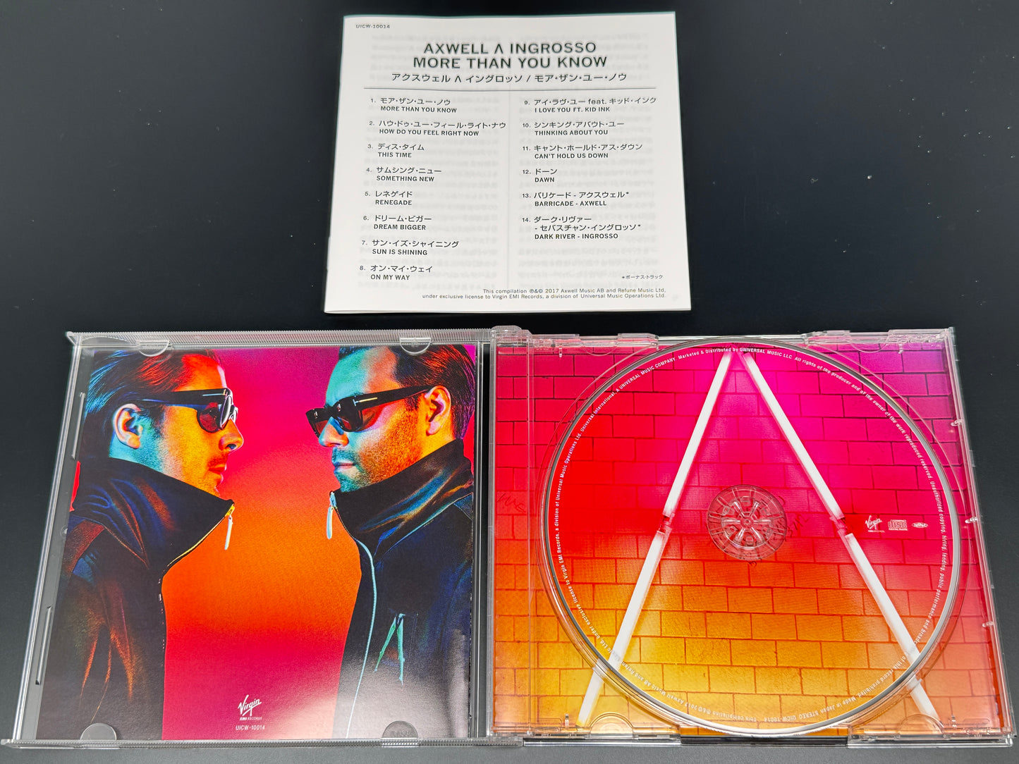 Axwell Λ Ingrosso More Than You Know Japan Import Bonus Tracks UICW-10014