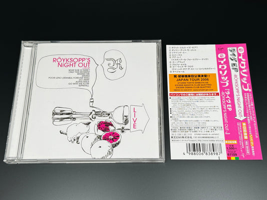 Royksopp Night Out Live EP Japan Import 9Tracks TOCP-61109