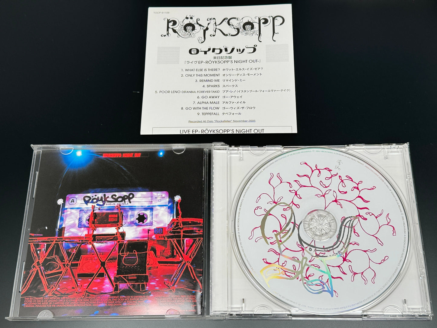 Royksopp Night Out Live EP Japan Import 9Tracks TOCP-61109