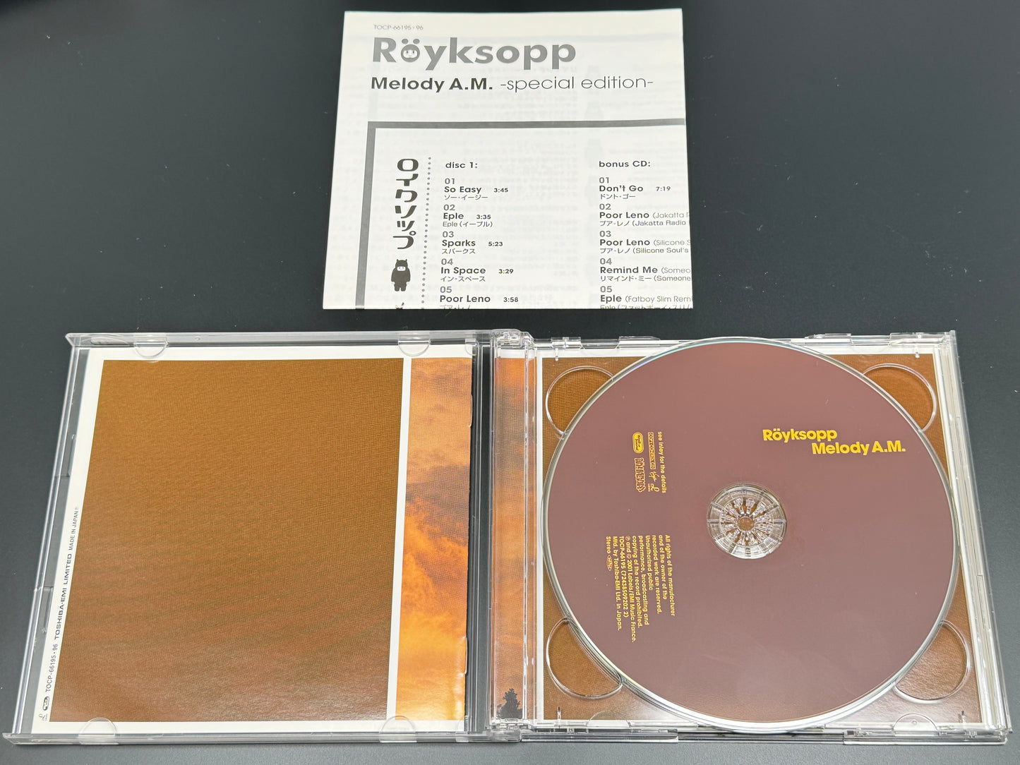 Royksopp Melody A.M. Japan Special Edition Bonus Tracks 19Tracks&3Video