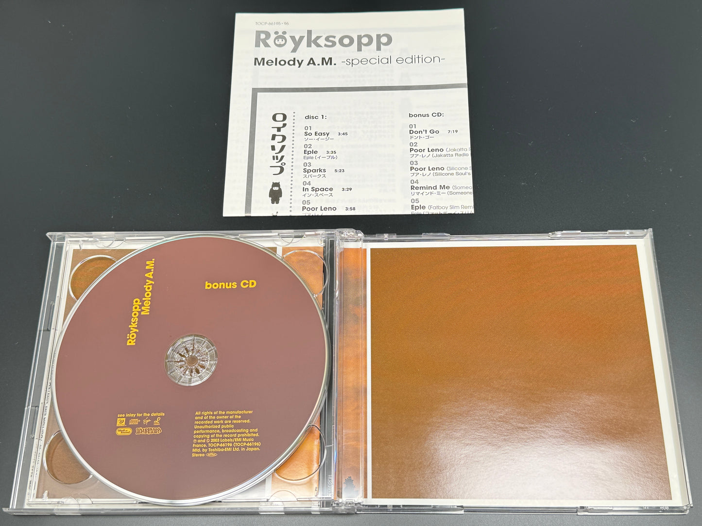 Royksopp Melody A.M. Japan Special Edition Bonus Tracks 19Tracks&3Video