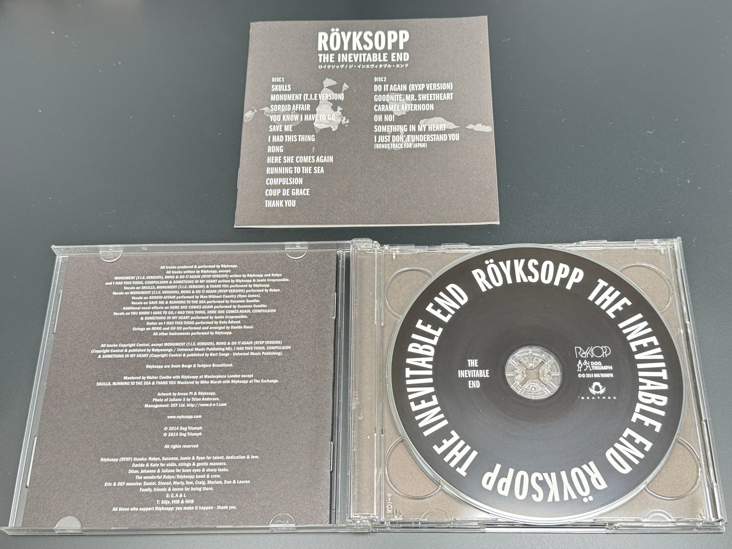 Royksopp Inevitable End Japan Import Bonus Track+1 2CD BRC-445