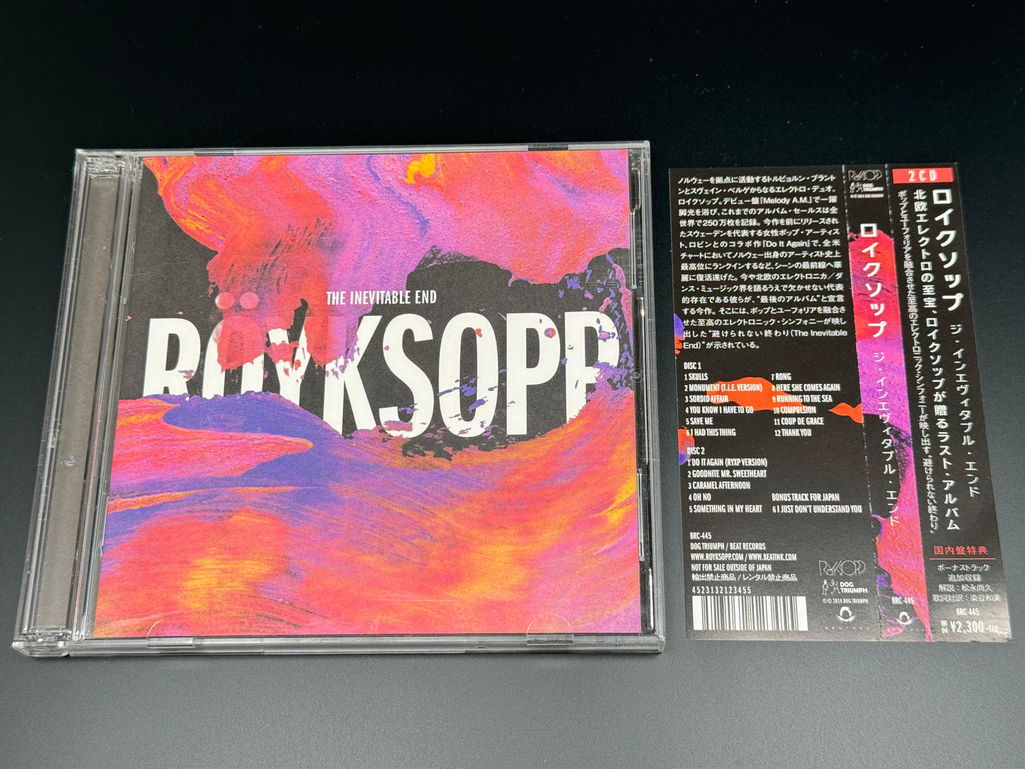 Royksopp Inevitable End Japan Import Bonus Track+1 2CD BRC-445