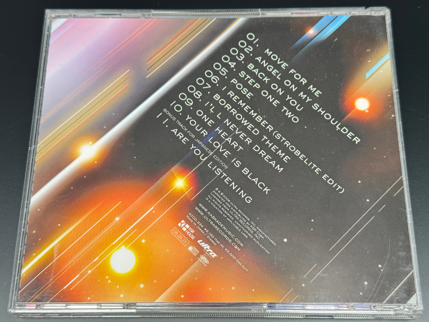 Kaskade Strobelite Seduction Japan Import Bonus Track+1 KCCD-334