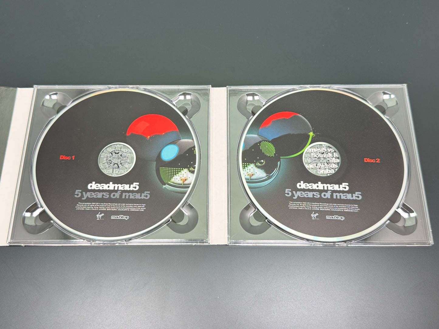 deadmau5 5 Years of Mau5 2CD 
Mau5trap Recordings MAU5CDP018