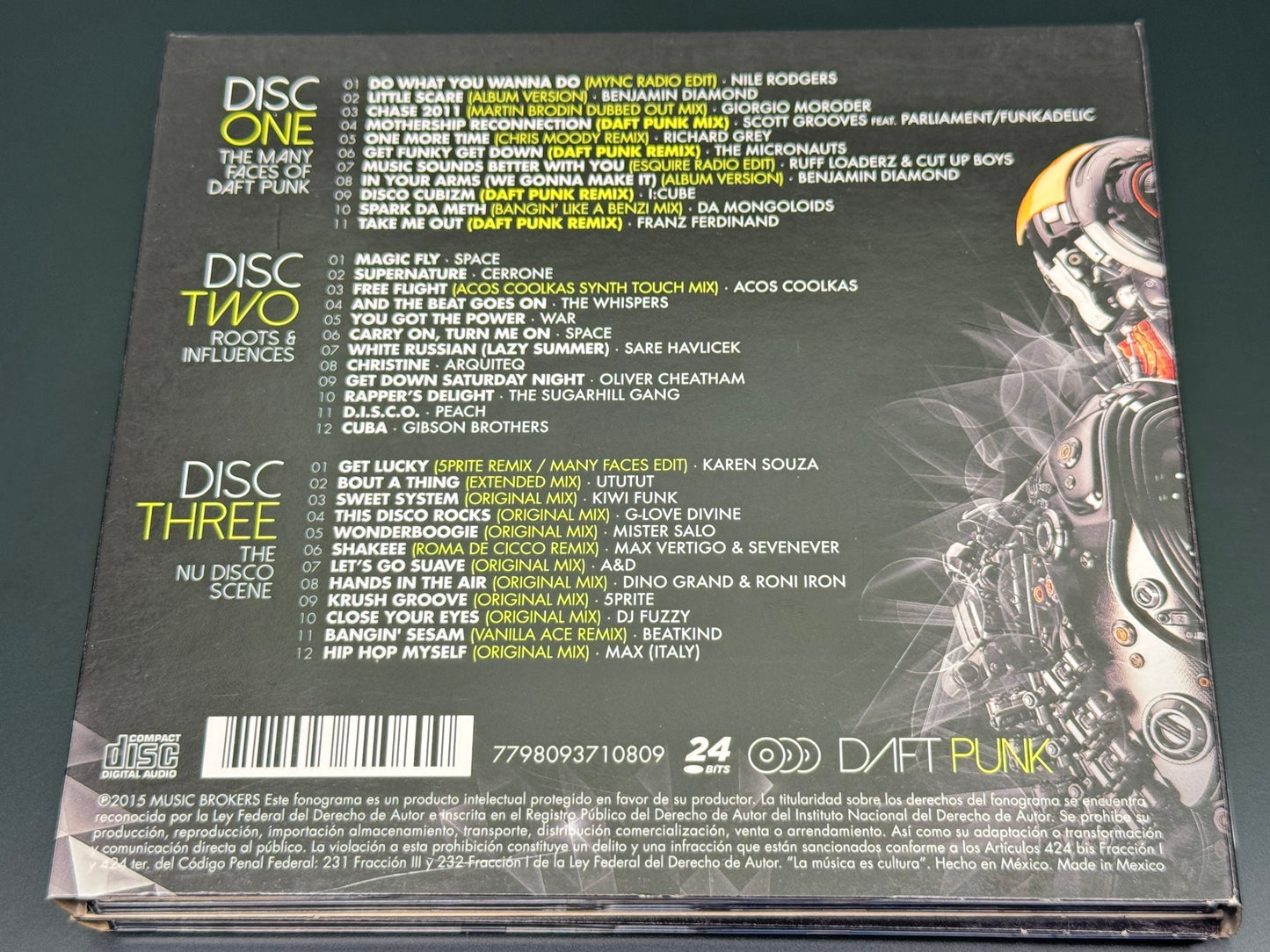 Various The Many Faces of Daft Punk 3CD Music Brokers MBB7200