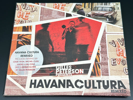 Gilles Peterson Presents Havana Cultura Remixed 2CD Carl Cox,4 Hero,Louie Vega