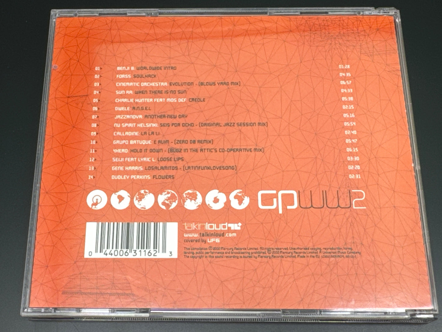 Gilles Peterson Worldwide 2 Programme 2 CD Talkin' Loud 063 116-2