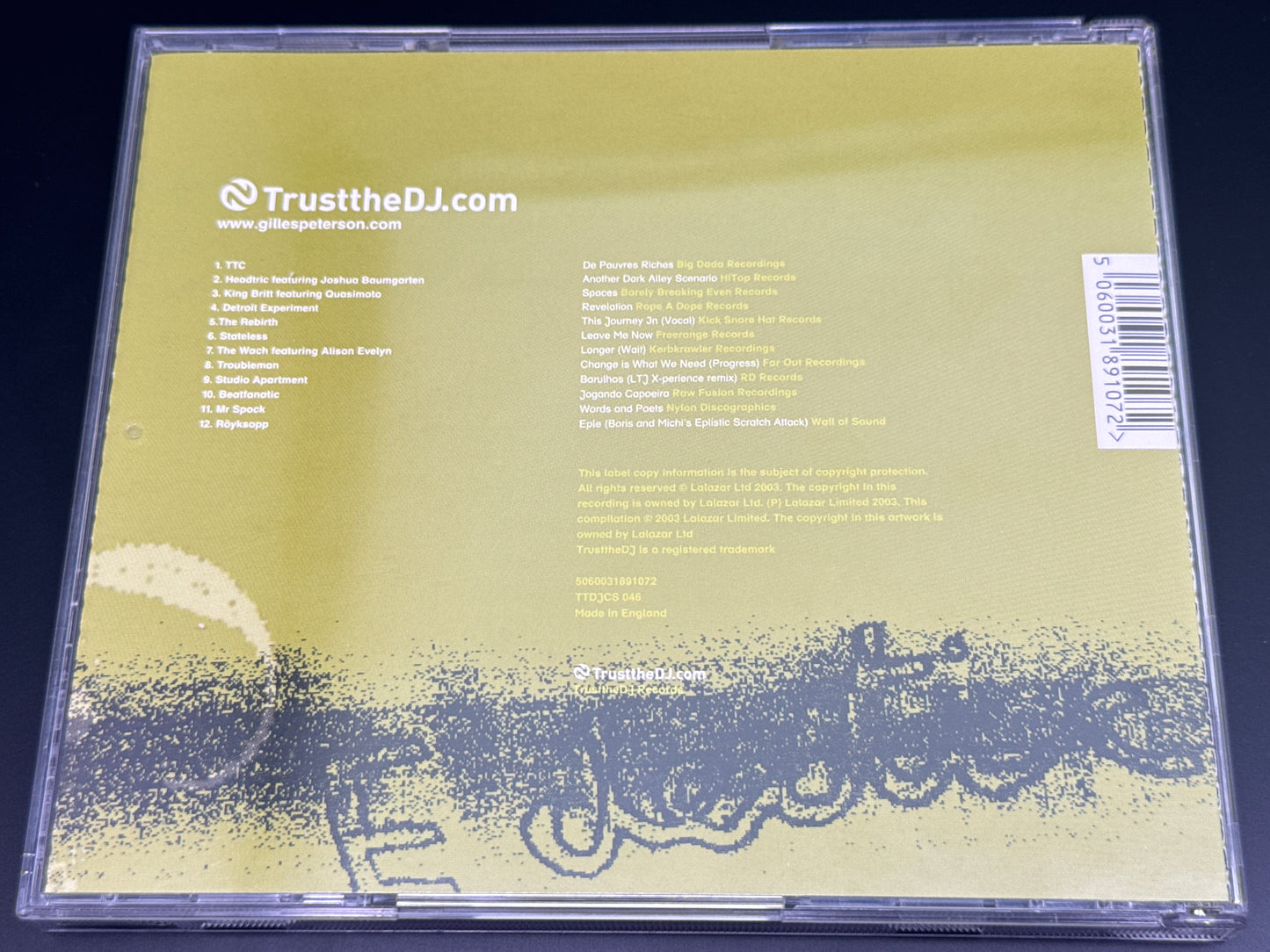 Gilles Peterson GP04 (Eclectic) CD Trust The DJ TTDJCS 046