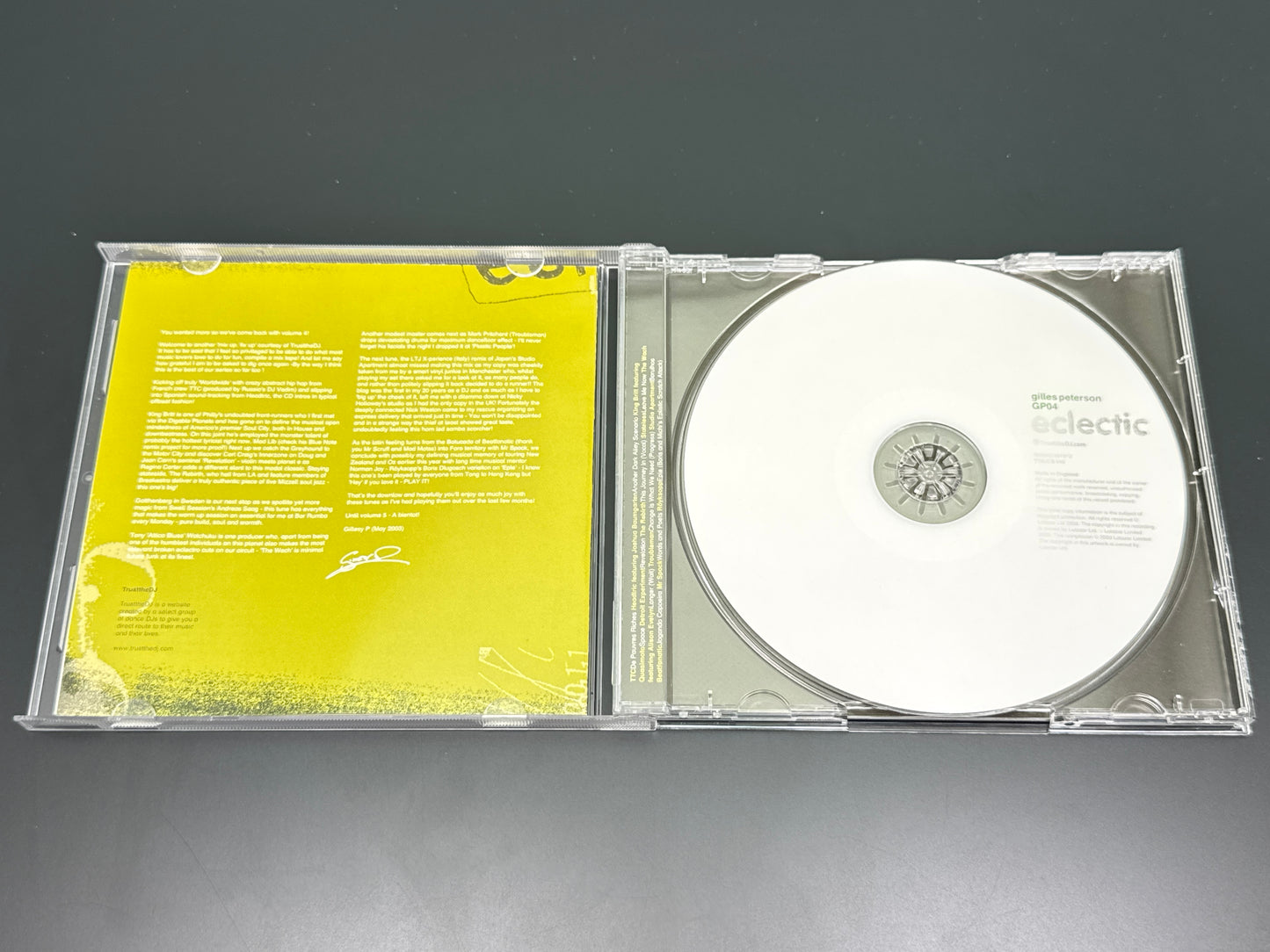 Gilles Peterson GP04 (Eclectic) CD Trust The DJ TTDJCS 046