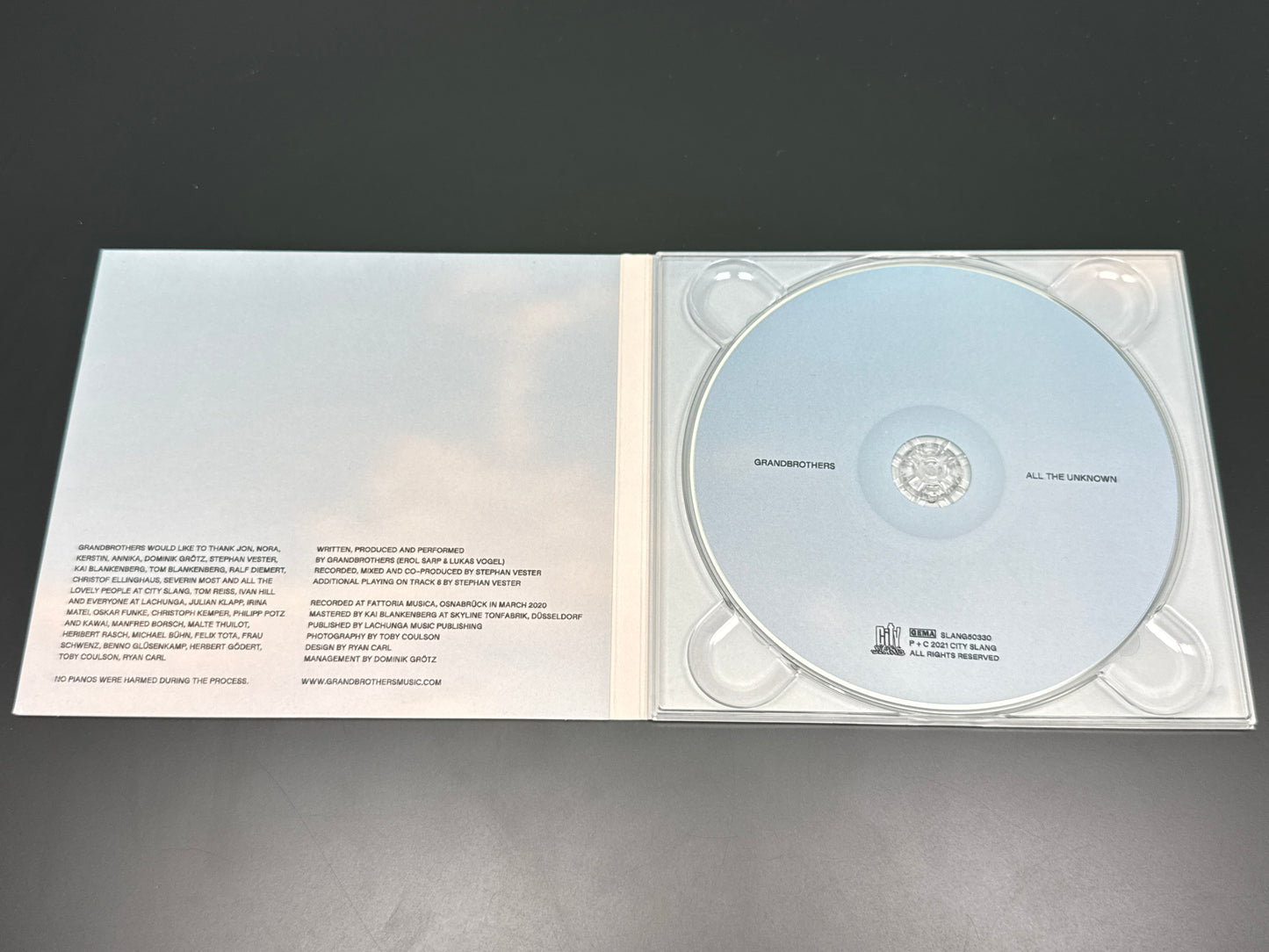 Grandbrothers All The Unknown City Slang CD SLANG50330