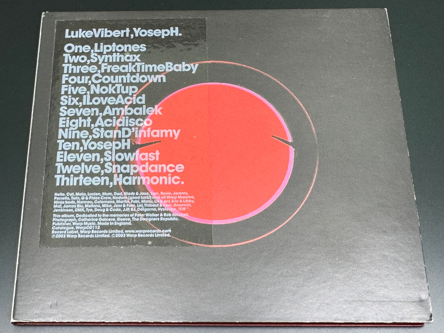 Luke Vibert Yoseph WarpCD112