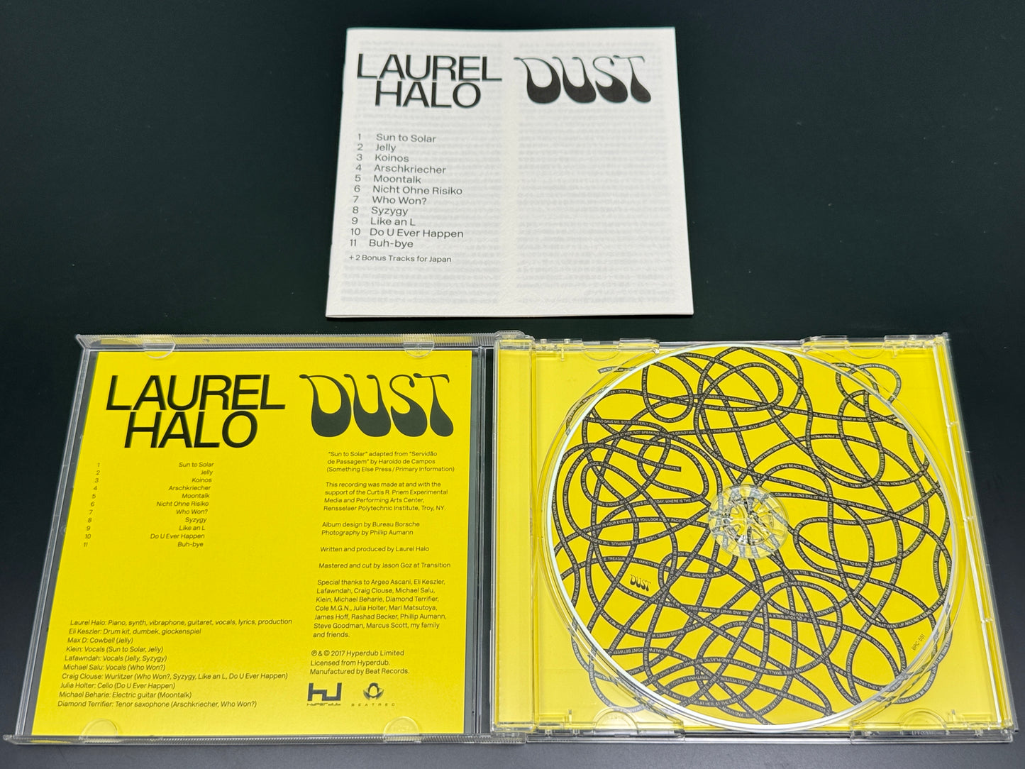 Laurel Halo Dust Japan Import CD w/2 Bonus Trks Hyperdub BRC-551