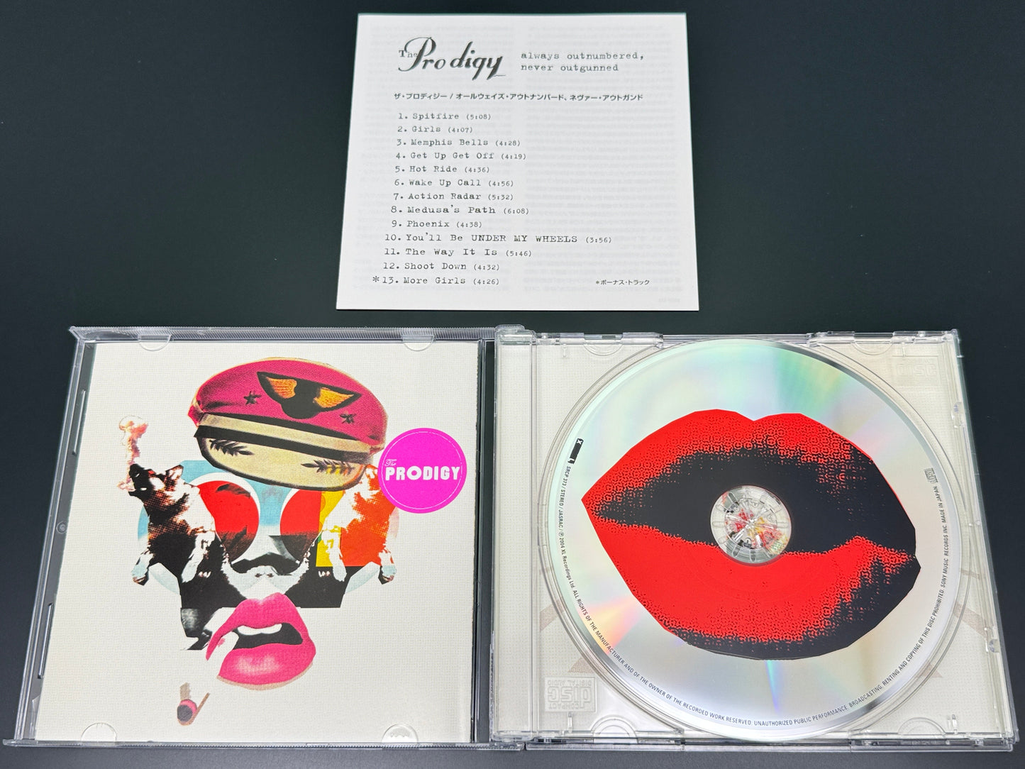 The Prodigy Always Outnumbered, Never Outgunned Japan Import Bonus Track+1 SRCP-373