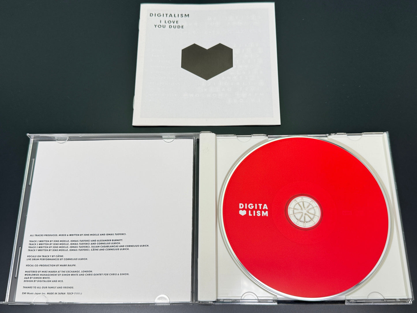 Digitalism I Love You, Dude Japan Import Bonus Track TOCP-71111