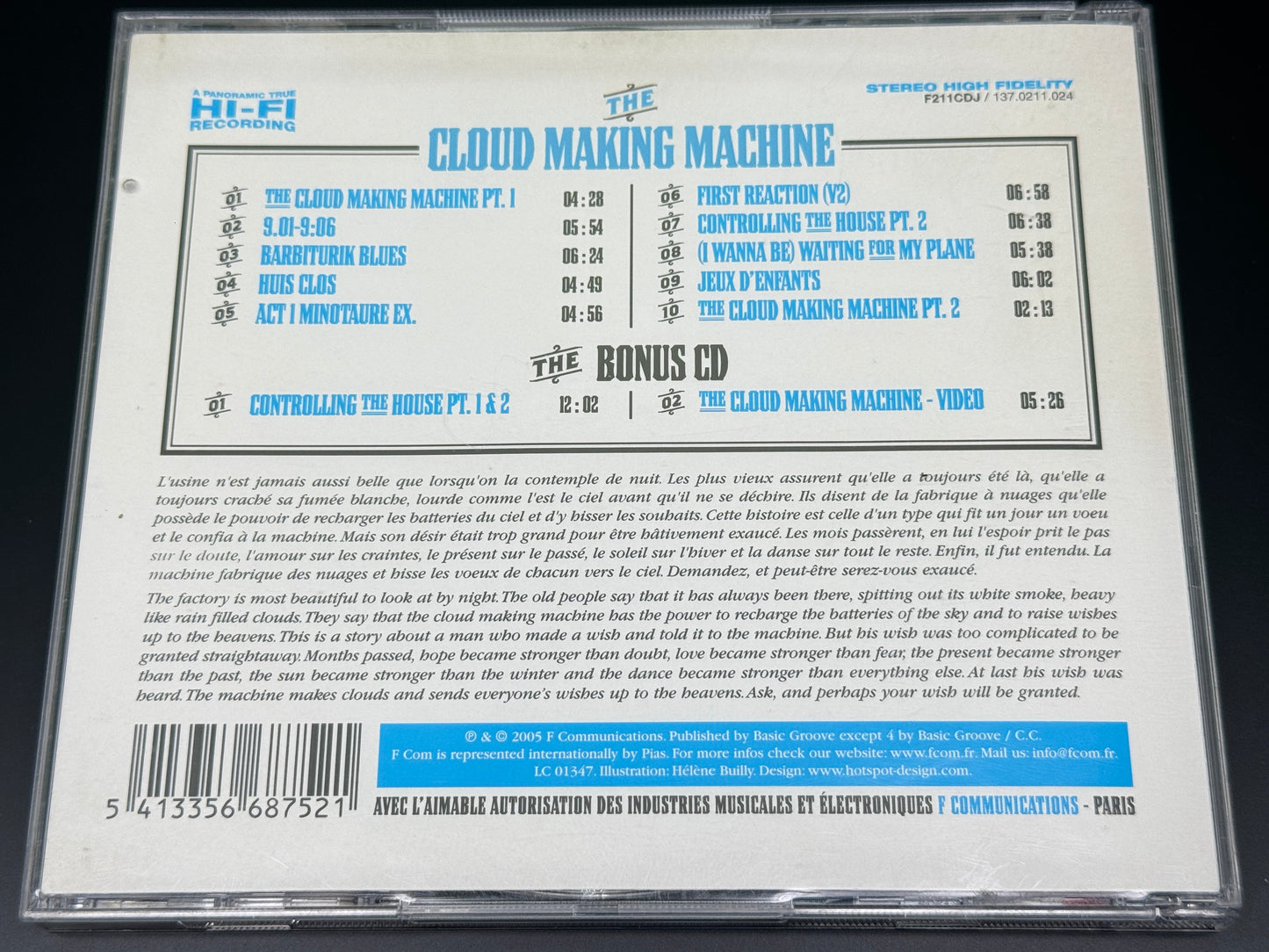 Laurent Garnier The Cloud Making Machine Japan Import F211CDJ [2CD]