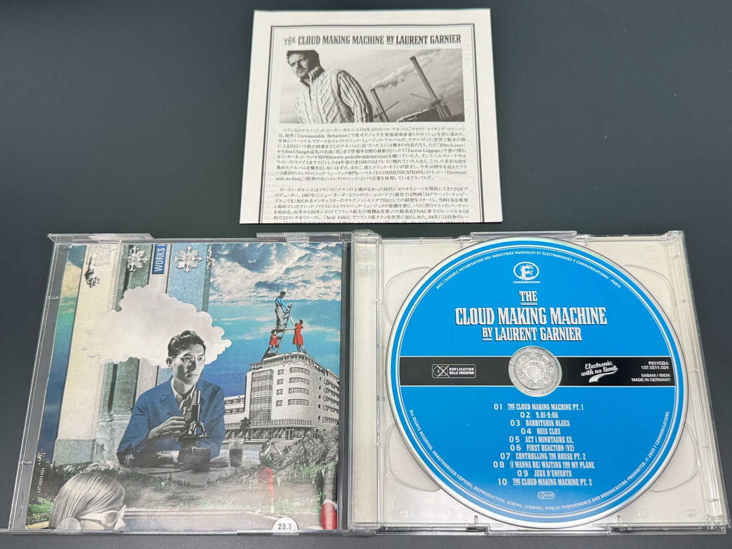 Laurent Garnier The Cloud Making Machine Japan Import F211CDJ [2CD]