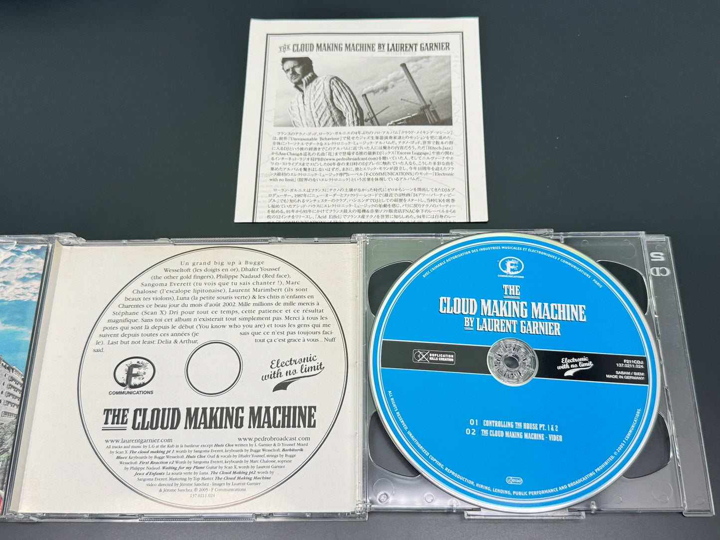 Laurent Garnier The Cloud Making Machine Japan Import F211CDJ [2CD]