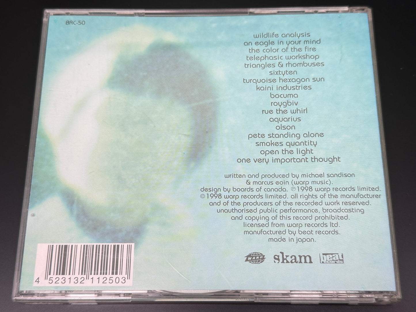 Boards Of Canada Music Has The Right To Children BRC- 50 First Limited [2CD]